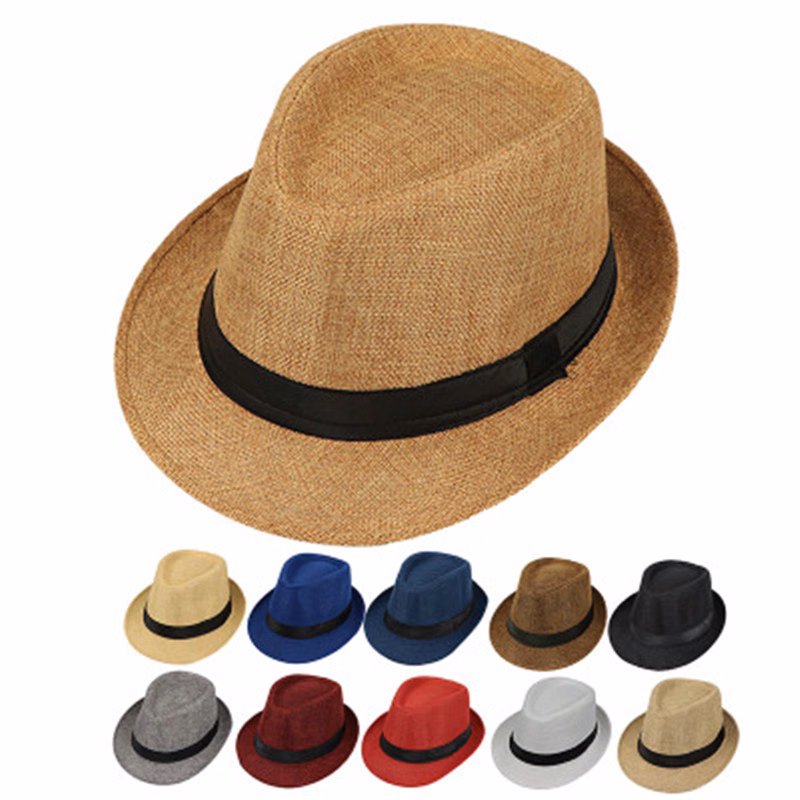 Adult Pure Color Jazz Cap