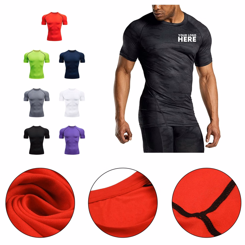 Quick Dry Short Sleeve Compression Shirt