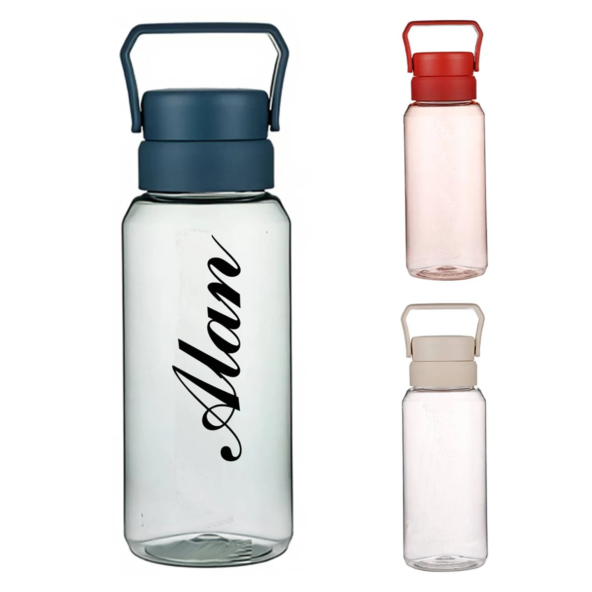 Big Apacity Plastic And Portable Frosted Water Bottle 1