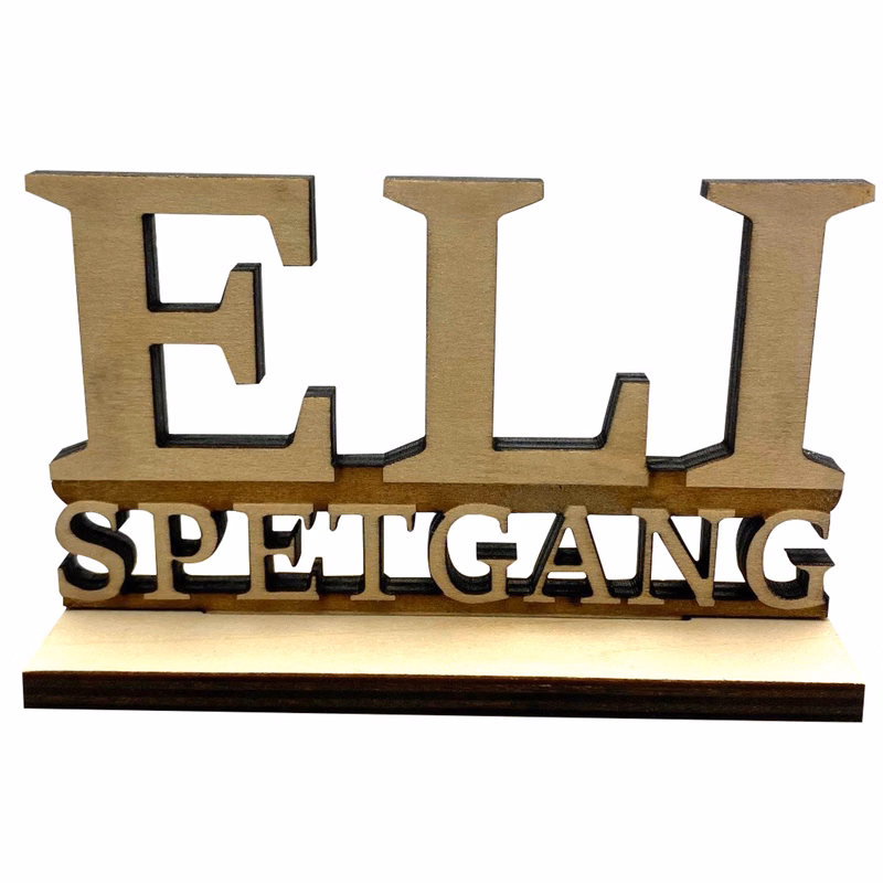 Standing Wood Sign