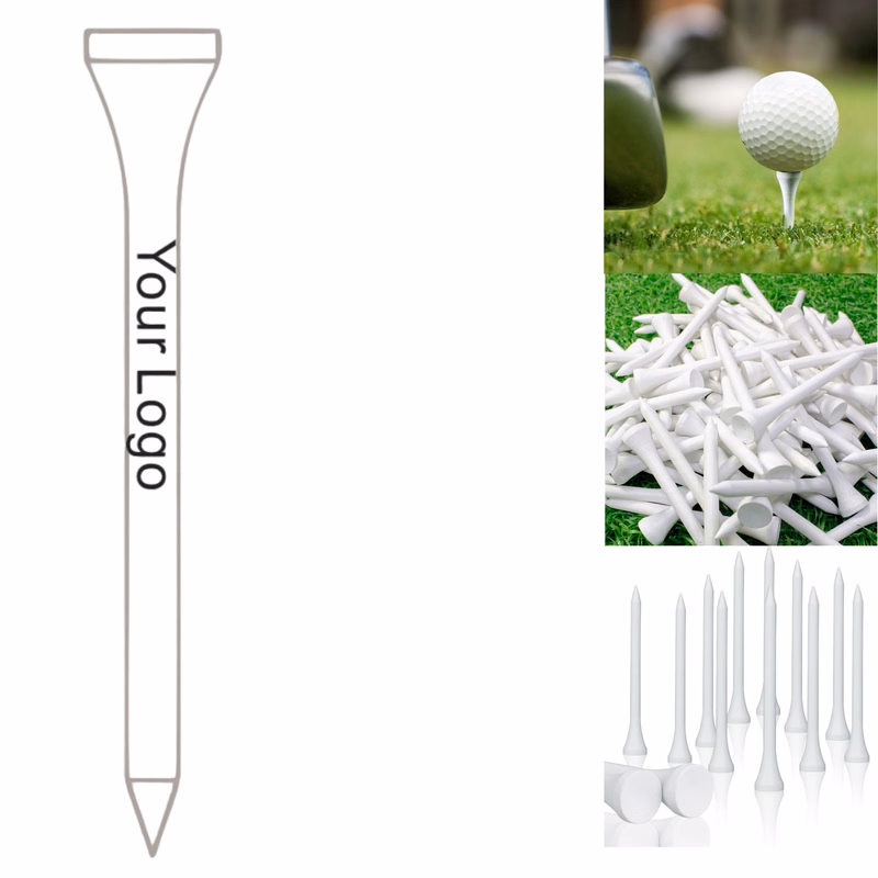 Customizable Bamboo Golf Ball Studs