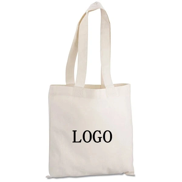 Cotton Sheeting Natural Economy Tote - 12-1/2" x 12" 1