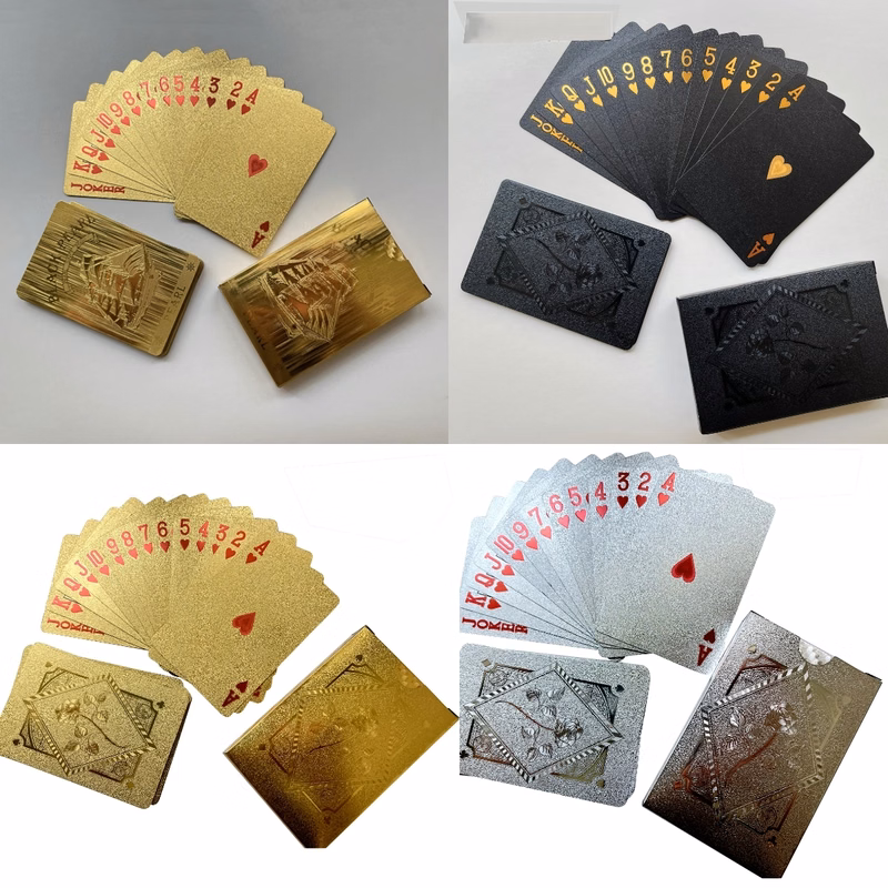 Custom Luxurious Durable Washable Reusable Playing Cards