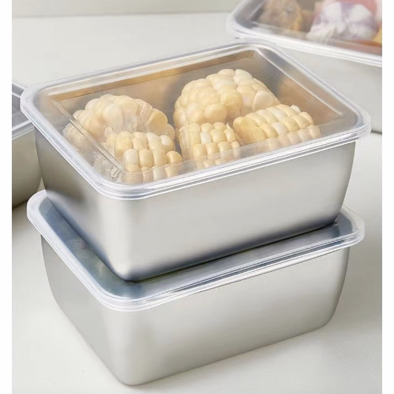 Stainless Steel Stacking Food Container with Lid