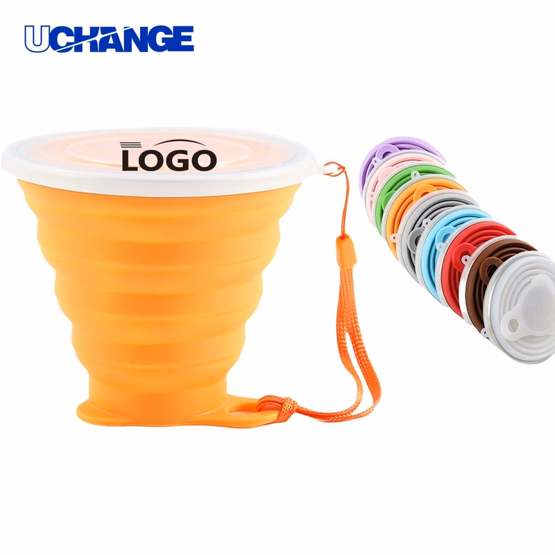 9oz Silicone Travel Portable Water Cup