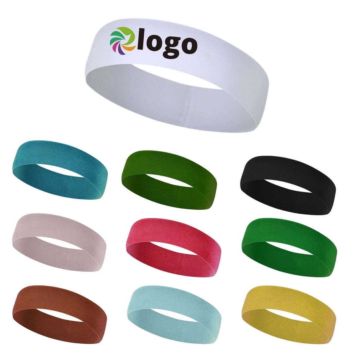 Elastic Sports Yoga Headbands Moq 50pcs 1