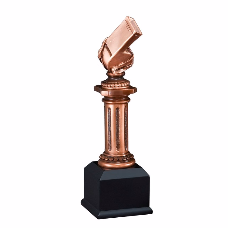 Whistle Electroplated Resin Sculpture