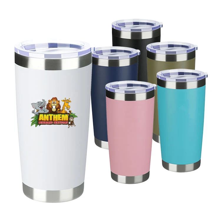 20 oz. Stainless Steel Vacuum Tumbler with Lid 1