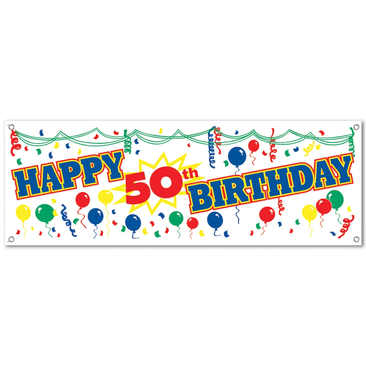 Happy Number Birthday Sign Banner 1