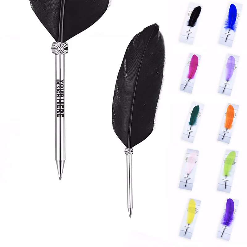 Colorful Feather Ballpoint Pen