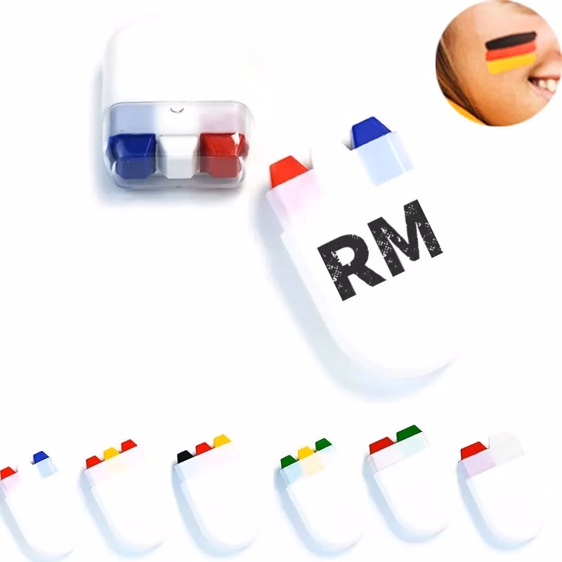 Three Color Crayon for Face Body