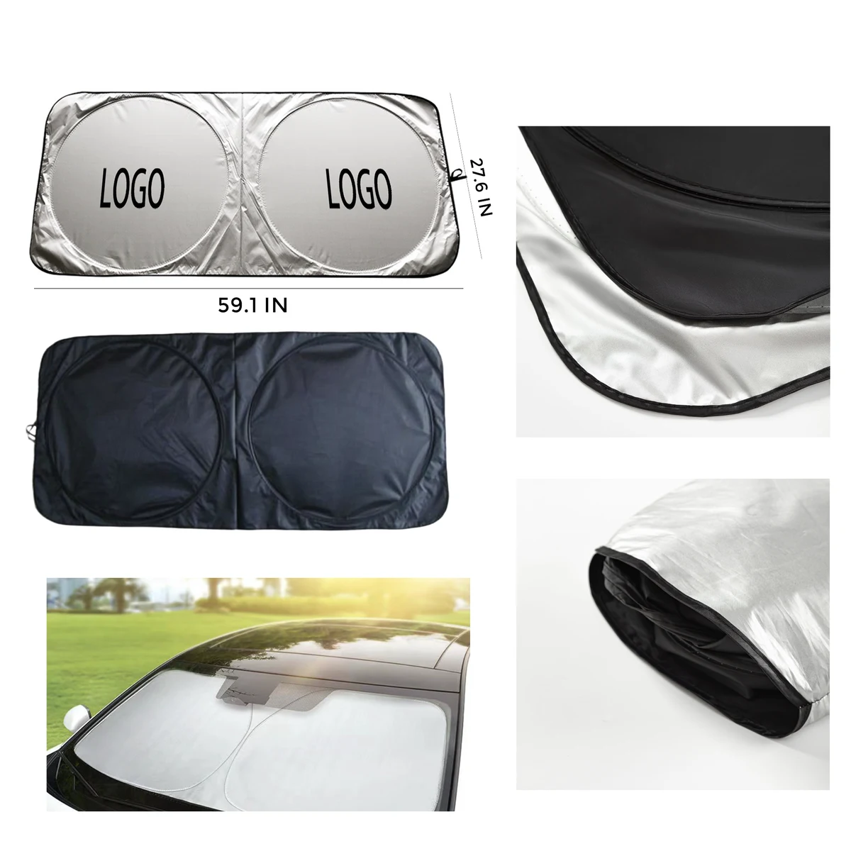 MOQ 10 PCS Protective Car Sun Visor 1