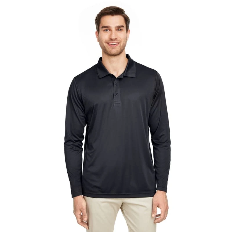 Team 365 Men's Zone Performance Long Sleeve Polo 1
