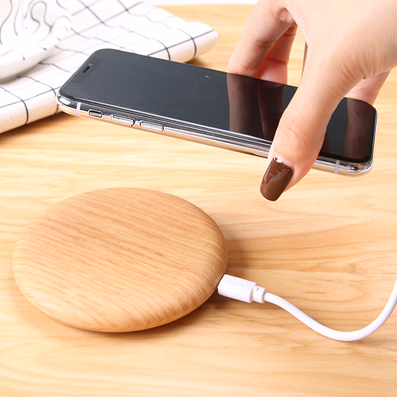 Bamboo Style Wireless Charger Pad