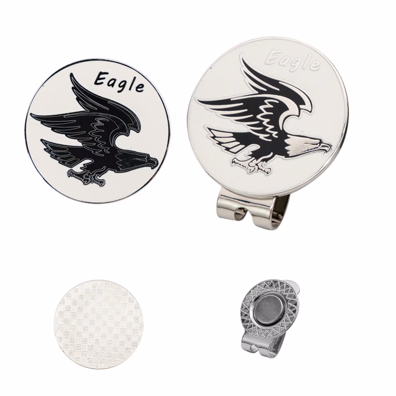 Customizable Magnetic Cap Clip For Golf Ball Marker