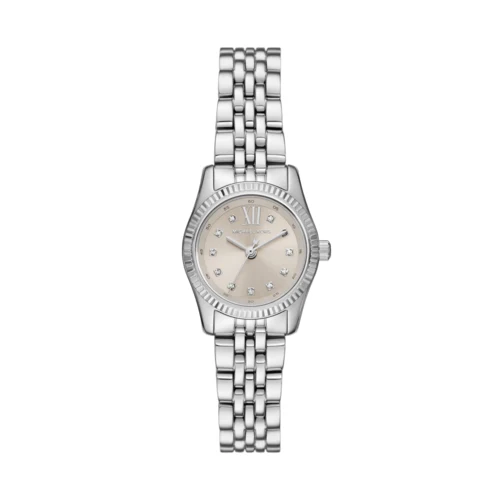 Michael Kors Women's Petite Lexington Pave Silver-Tone Watch 1