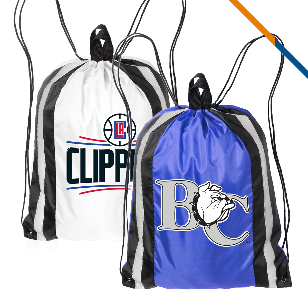 Vania Reflector Drawstring Backpacks 1