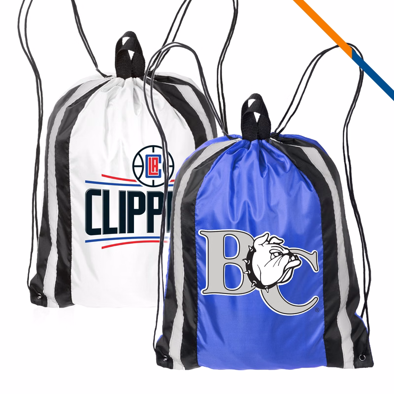 Vania Reflector Drawstring Backpacks