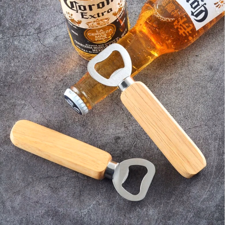 Wooden Handle Style Bottle Opener