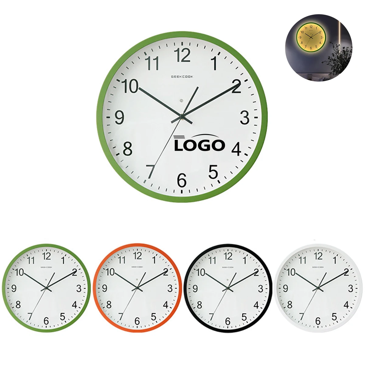 Smart LED Sound-Control Wall Clock 1