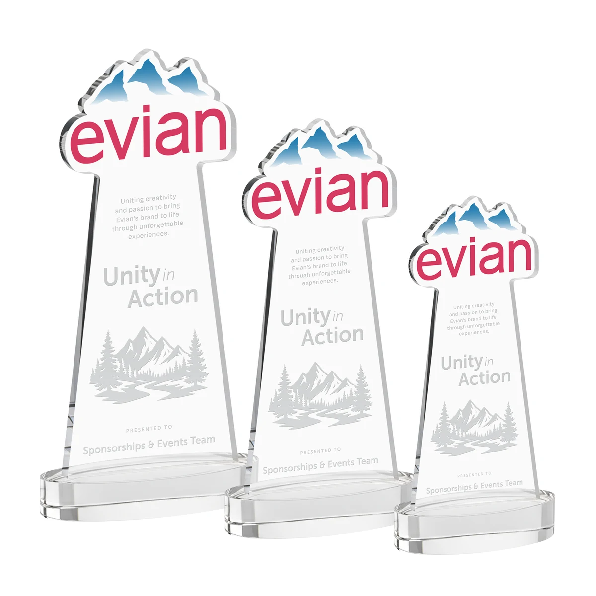 EdgeCraft Tapered Award on Alberton - Clear (via Ocean) 1