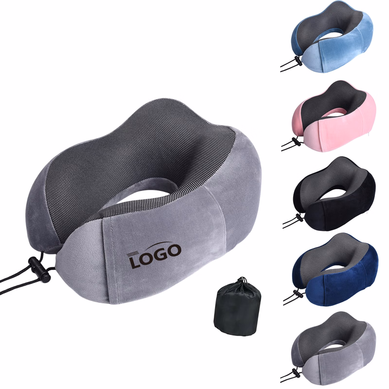 Travel U - Shaped Neck Pillow With Carry Bag