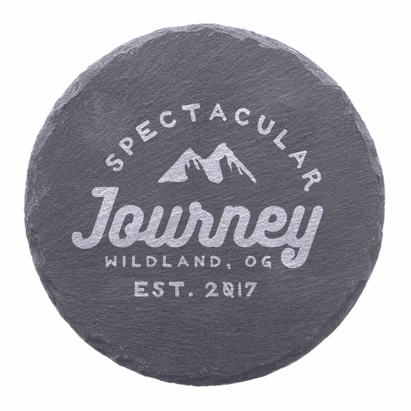 Round Slate Coasters