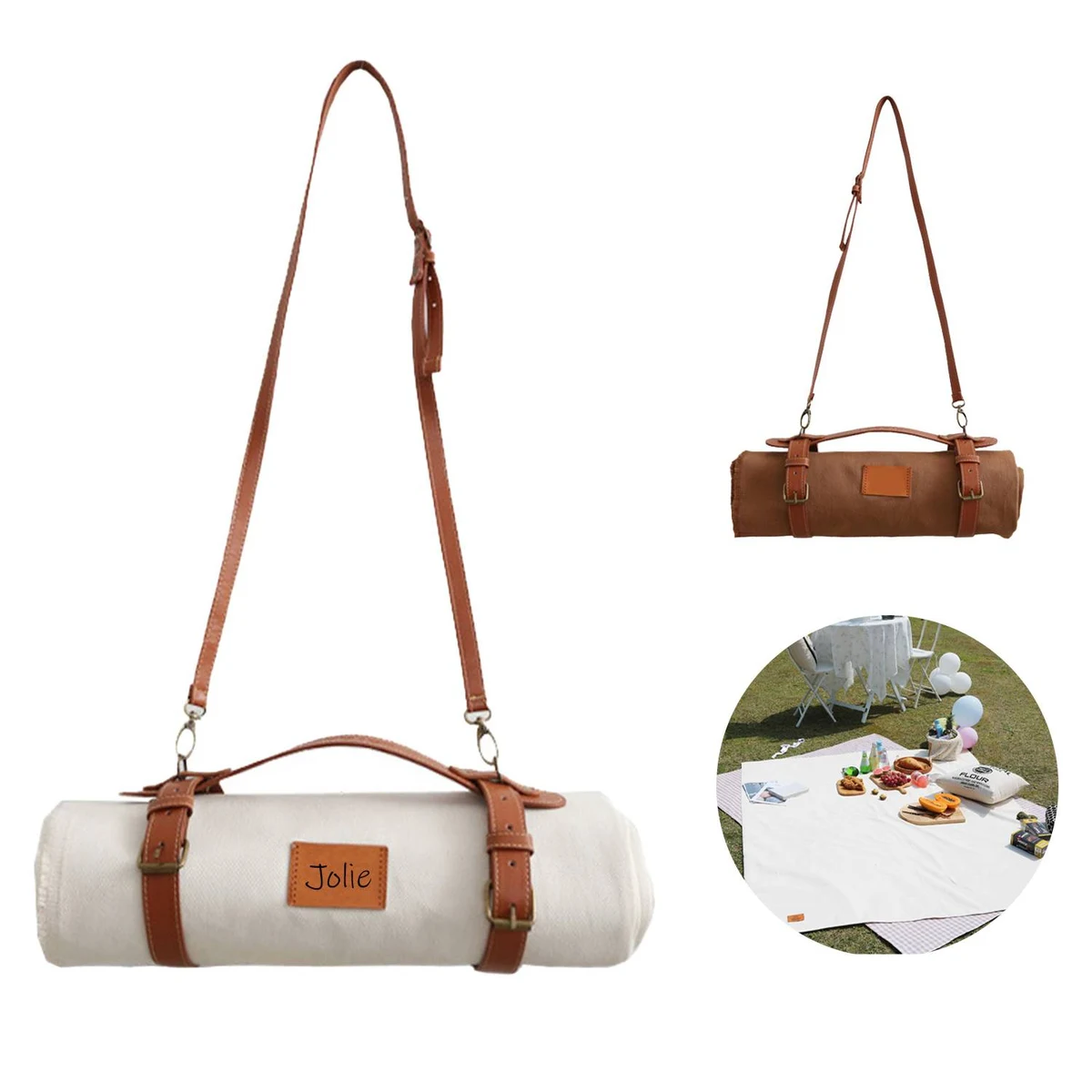 Retro camping beach mat 1