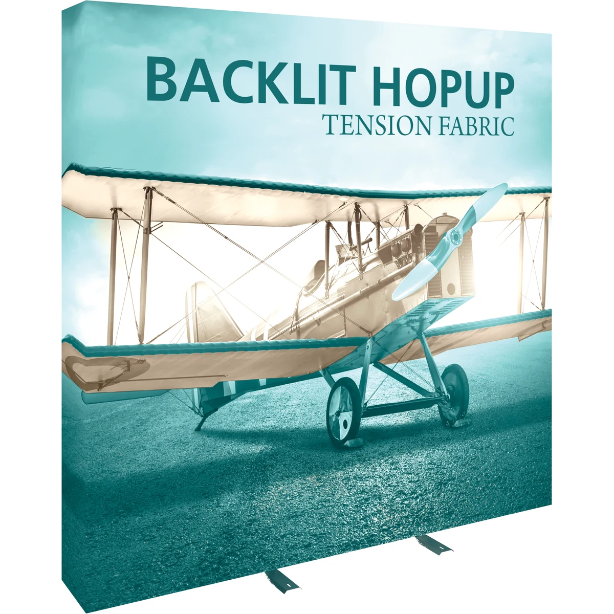 Hopup 7.5ft Backlit Straight Full Height Display with Endcaps 1