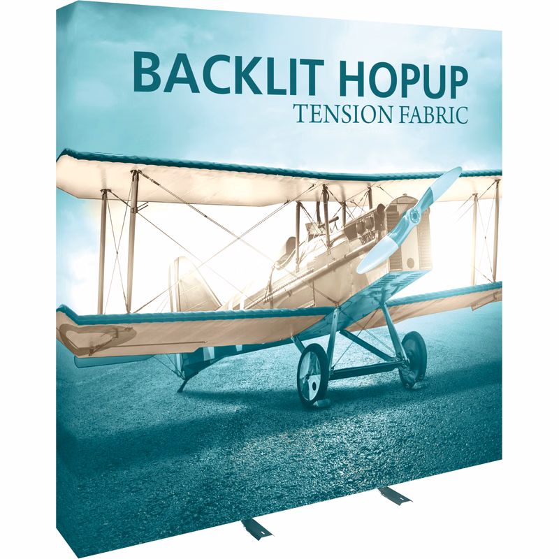 Hopup 7.5ft Backlit Straight Full Height Display with Endcaps