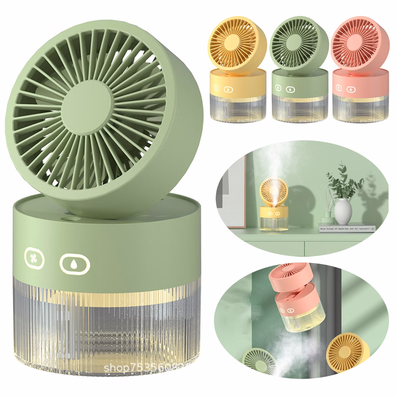Personal Cooling Fan and Small Air Humidifier