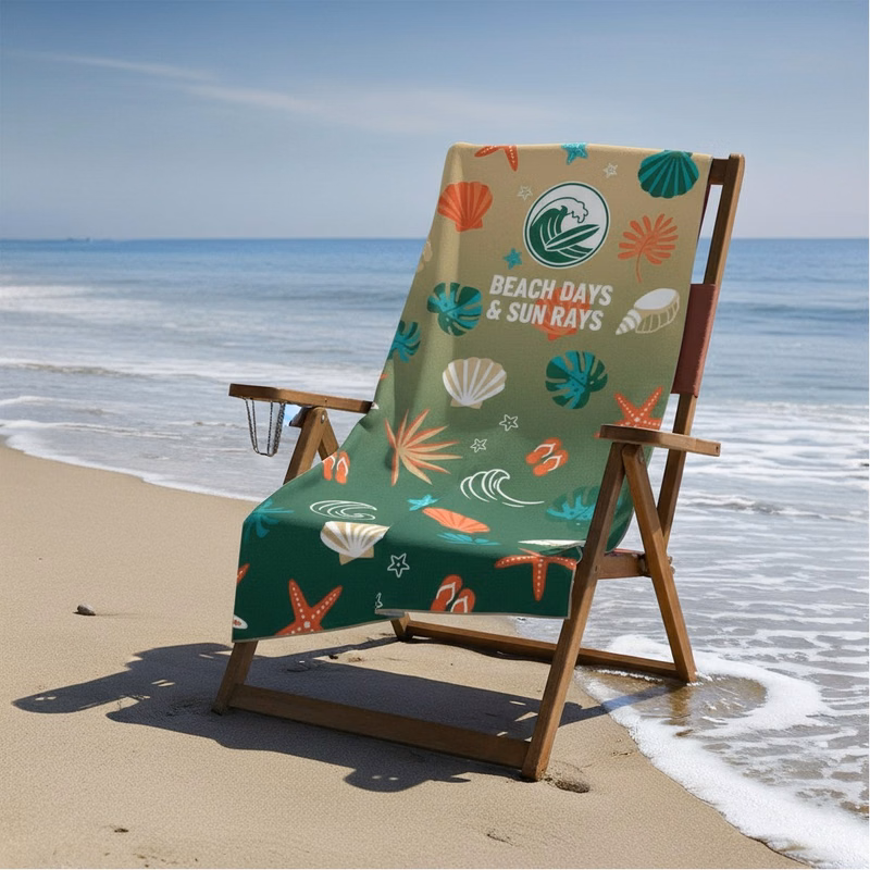 FULL COLOR MICROFIBER BEACH TOWEL 30" X 60" 250 gsm