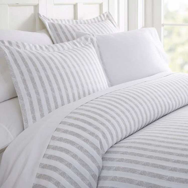 Duvet Cover Sets - Light Gray Twin 2 Piece