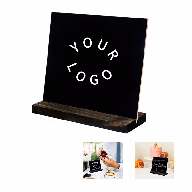 Wood Chalkboard Stand with Detachable Base for Displays