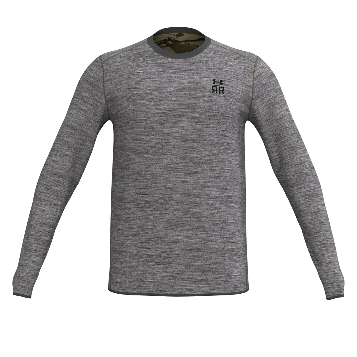Men's UA Ridge Reaper Wool Crew Baselayer, custom athletic wear with logo imprint 1