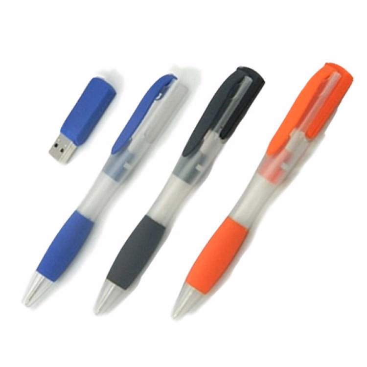 Plastic Ballpoint Pen USB Flash Drive