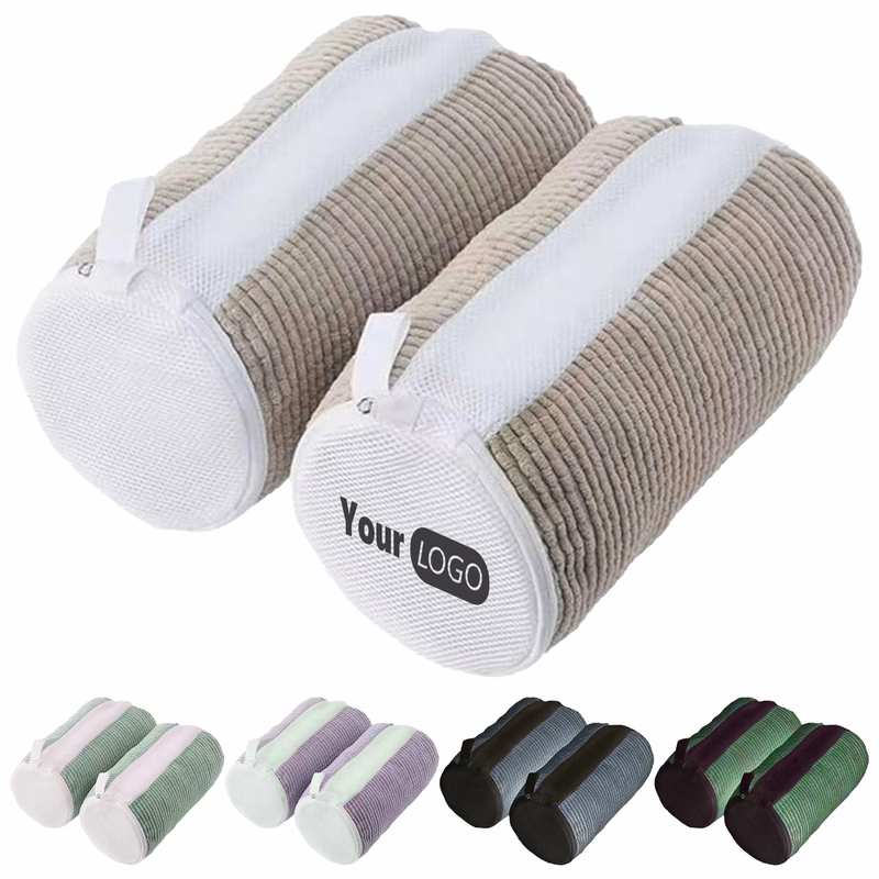 Polyester Portable Corduroy Shoe Storage Bag ?C Stylish And Practical