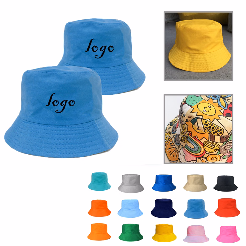 MOQ50 Fashion Bucket Hats for Sun Protection