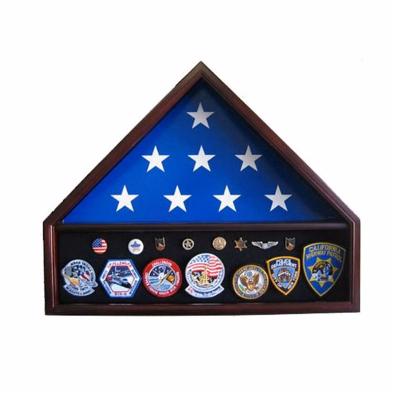 Custom Flag Case W/ Certificate Holder