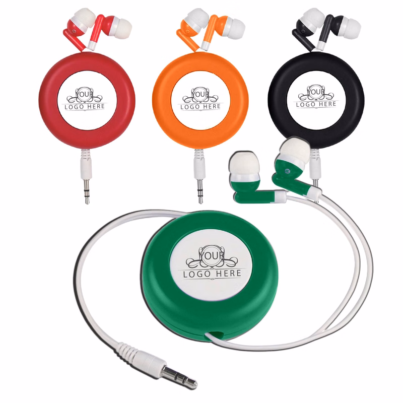 Storage Disc Clip with Earbuds