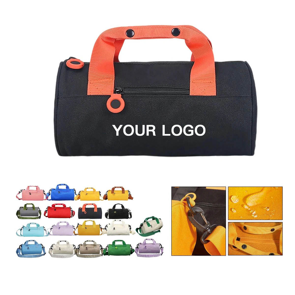 Compact Duffel Bag with Adjustable Strap Design 1
