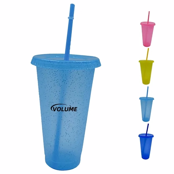 Custom 24 oz Double Wall Plastic Tumbler — Eco Friendly Hydration Gift
