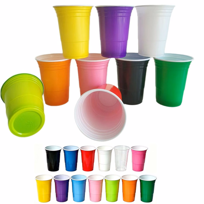 16 Oz. Plastic Party Disposable Solo Cup