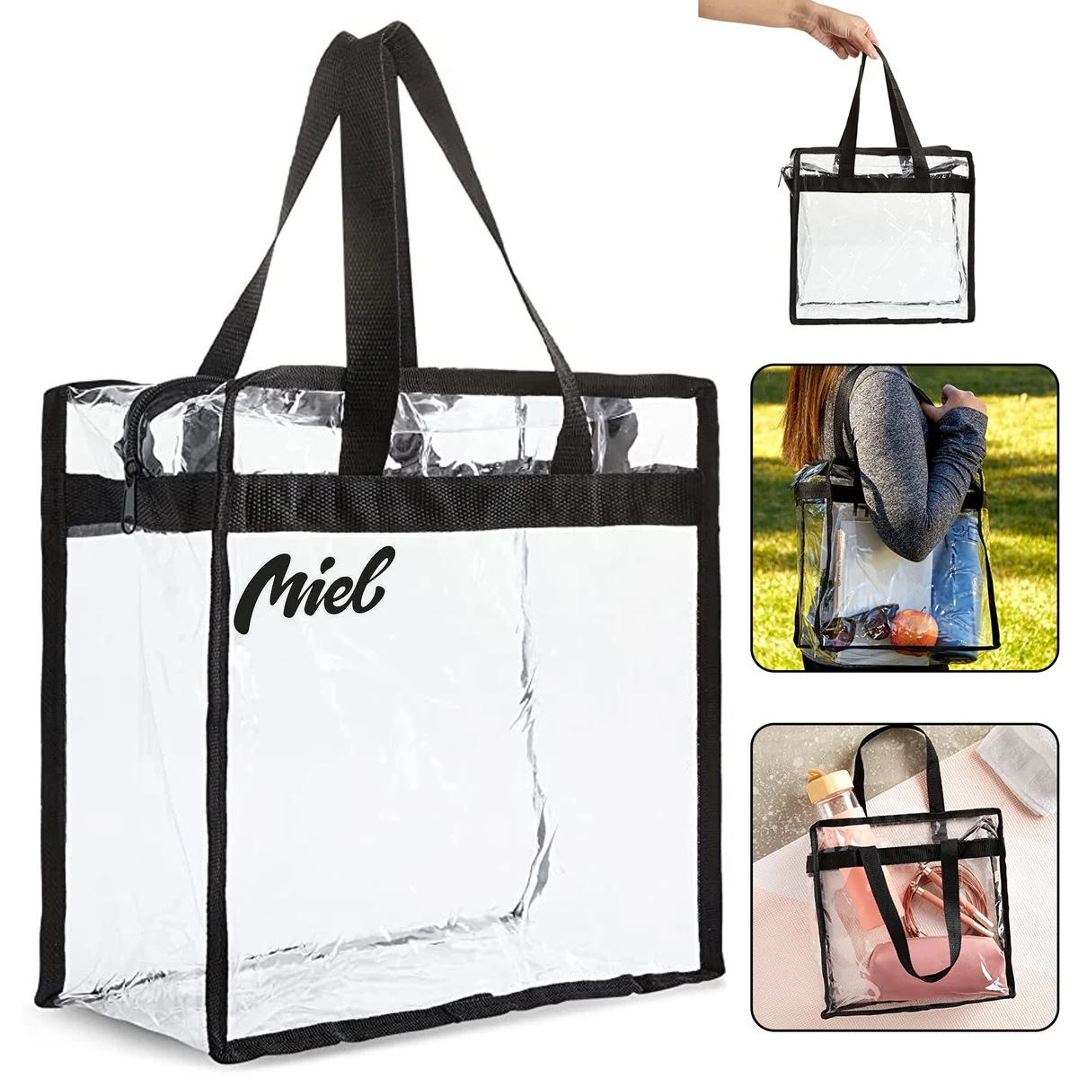 Clear Stadium Approved Tote Bags 1