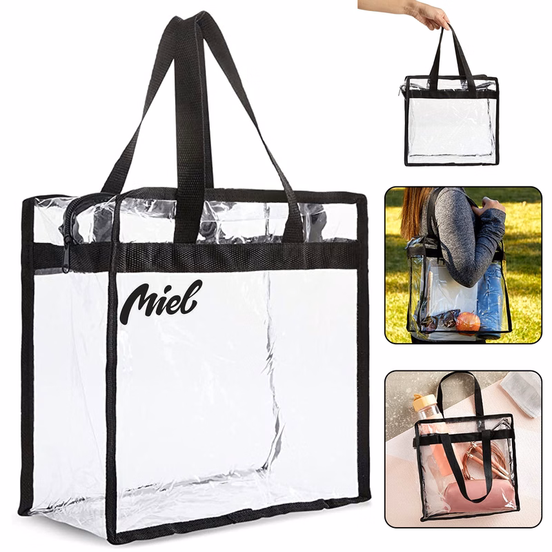 Clear Stadium Approved Tote Bags