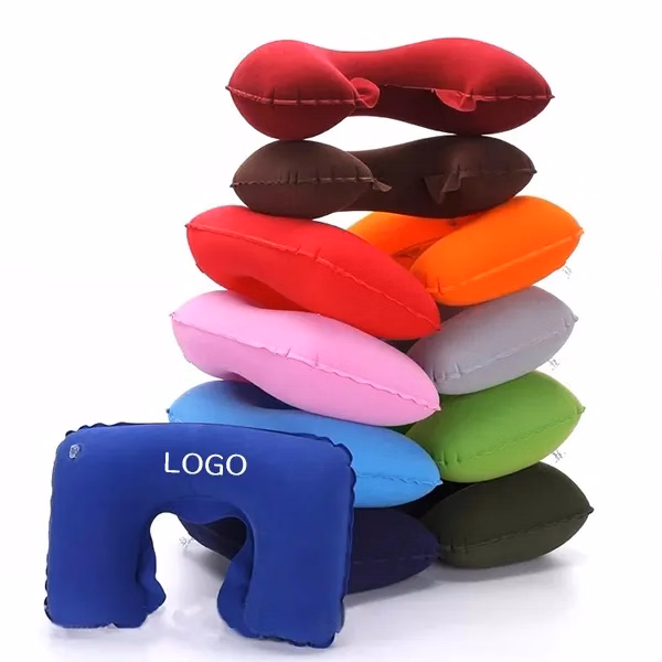 PVC Flocked U-Shaped Neck Pillow