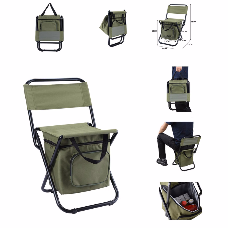 Collapsible Chair with Cool Bag