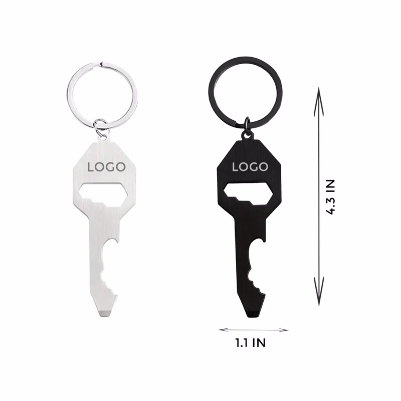 Stainless Steel Bottle Opener Keychain