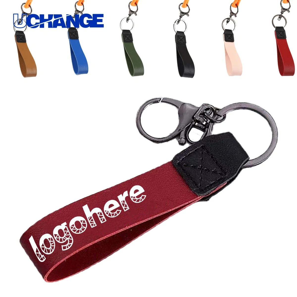 PU Leather Key Fob Keychain 1
