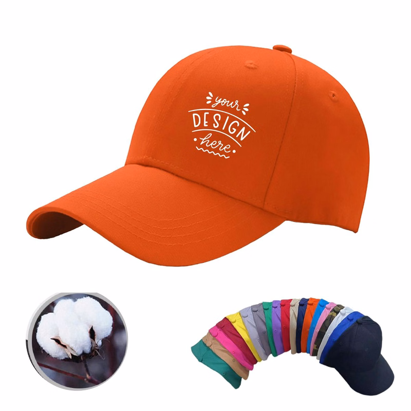 Adjustable Unisex Solid Color Trucker Hat Baseball Cap